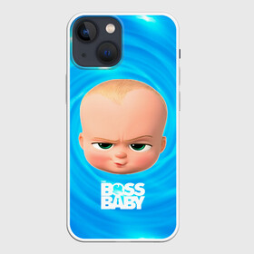 Чехол для iPhone 13 mini с принтом Голова Босса молокососа в Курске,  |  | baby | boss | boss baby | босс | босс молокосос | маленький босс | малыш | мальчик | молокосос | ребенок