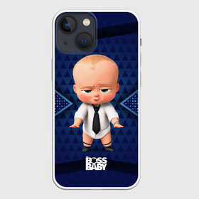 Чехол для iPhone 13 mini с принтом Стильный босс молокосос в Курске,  |  | baby | boss | boss baby | босс | босс молокосос | маленький босс | малыш | мальчик | молокосос | ребенок
