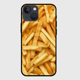 Чехол для iPhone 13 mini с принтом Картошка фри Фастфуд в Курске,  |  | Тематика изображения на принте: potato | деревенская картошка | жареная картошка | картофель | картошка | картошка фри | фри