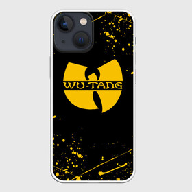 Чехол для iPhone 13 mini с принтом WU TANG CLAN БРЫЗГИ КРАСОК в Курске,  |  | wu tang | wu tang clan | wu tang logo | wutang clan | ву танг | ву танг клан | ву танг лого