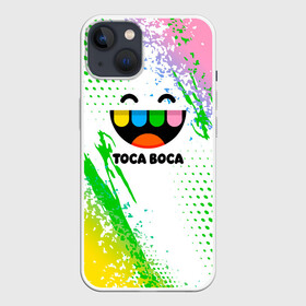 Чехол для iPhone 13 с принтом Toca Boca: Улыбашка. в Курске,  |  | toca boca | toca life world | игра | тока бока | тока бока лайф | туса воса