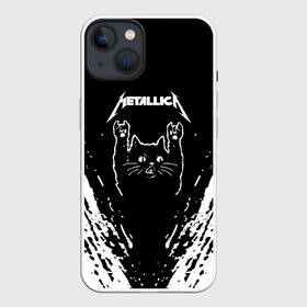 Чехол для iPhone 13 с принтом Мяуталлика   Meowtallica. в Курске,  |  | metallica | кот | котэ | металлика | музыка | рок