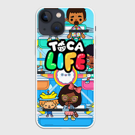 Чехол для iPhone 13 mini с принтом Toca Boca | Тока Бока аттракцион в Курске,  |  | toca boca | детская игра | игра | лого | логотип | персонажи | прикоснуться ко рту | тока бока