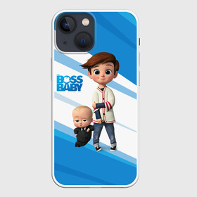 Чехол для iPhone 13 mini с принтом Boss Baby   Босс Молокосос в Курске,  |  | baby | babycorp | boss | босс | бэбикорп | молокосос | темплтон | тим
