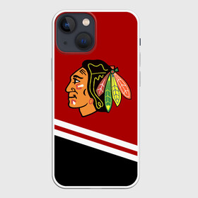 Чехол для iPhone 13 mini с принтом Chicago Blackhawks, NHL в Курске,  |  | blackhawks | chicago | chicago blackhawks | hockey | nhl | usa | блэкхокс | блэкхоукс | нхл | спорт | сша | хоккей | чикаго | чикаго блэкхокс | шайба
