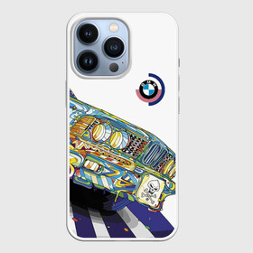 Чехол для iPhone 13 Pro с принтом Бэха в стиле поп арт в Курске,  |  | bmw | car | color | paint | pop art | skull | автомобиль | бмв | краска | поп арт | тюнинг | цвет | череп