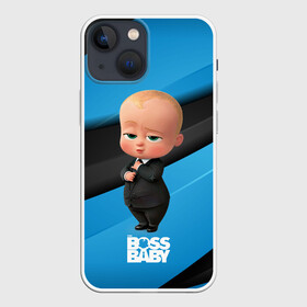 Чехол для iPhone 13 mini с принтом Босс молокосос в костюме в Курске,  |  | baby | boss | boss baby | босс | босс молокосос | маленький босс | малыш | мальчик | молокосос | ребенок
