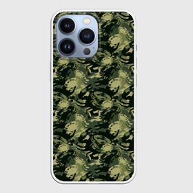 Чехол для iPhone 13 Pro с принтом Крабы (камуфляж) в Курске,  |  | camouflage | crabs | disguise | hunting camouflage | khaki | lobster | maskhalat | military | military camouflage | военный камуфляж | дно | камуфляж | крабы | лобстер | маскировка | масхалат | милитари | море | морские жители | океан | омар