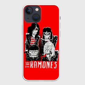 Чехол для iPhone 13 mini с принтом Deadmones в Курске,  |  | alternative | music | punk | punkrock | ramones | ramons | rock | альтернатива | музыка | панк | панкрок | рамонс | рок