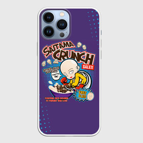 Чехол для iPhone 13 Pro Max с принтом Saitama crunch One Punch Man в Курске,  |  | Тематика изображения на принте: hagemanto | one punch man | one punchman | onepunchman | saitama | sensei | аниме | ван панч мен | ванпанчмен | лысый плащ | манга | сайтама | сильнейший человек | учитель | человек одинудар | человек одного удара