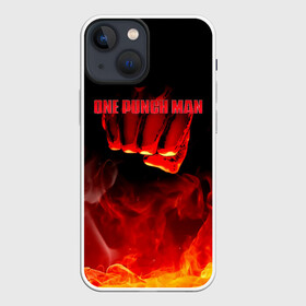 Чехол для iPhone 13 mini с принтом Кулак One Punch Man в огне в Курске,  |  | hagemanto | one punch man | one punchman | onepunchman | saitama | sensei | аниме | ван панч мен | ванпанчмен | лысый плащ | манга | сайтама | сильнейший человек | учитель | человек одинудар | человек одного удара