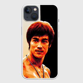 Чехол для iPhone 13 с принтом Будь водой в Курске,  |  | be water | bodybuilding | bruce lee | dragon | karate | lee | legend | movie star | sport | star | брюс ли | будь водой | дракон | звезда | карате | каратэ | кино звезда | легенда | спорт