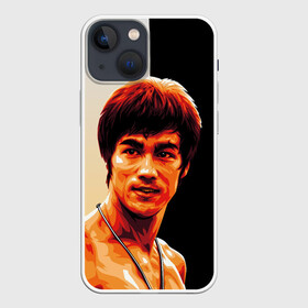 Чехол для iPhone 13 mini с принтом Будь водой в Курске,  |  | be water | bodybuilding | bruce lee | dragon | karate | lee | legend | movie star | sport | star | брюс ли | будь водой | дракон | звезда | карате | каратэ | кино звезда | легенда | спорт