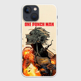 Чехол для iPhone 13 mini с принтом Разрушение Геноса One Punch Man в Курске,  |  | genos | genoсide | jenosu | one punch man | one punchman | onepunchman | oni saibogu | аниме | ван панч мен | ванпанчмен | генос | кибердемон | кибернетическое тело | манга | сильнейший человек | человек одинудар | человек одного удара