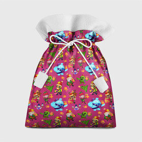 Подарочный 3D мешок с принтом Brawl stars Pattern в Курске, 100% полиэстер | Размер: 29*39 см | 2022 | brawl | brawl stars | brock | bull | colt | elprimo | jessie | leon | nita | shelly | stars | брок | булл | джесси | кольт | леон | новогоднее | новый год | рождество | шелли | эльпримо