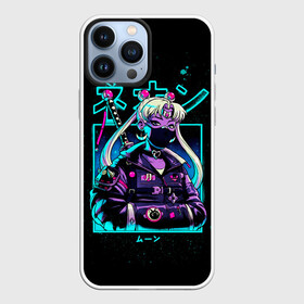 Чехол для iPhone 13 Pro Max с принтом Сейлор Мун неон в Курске,  |  | neon | sailor moon | аниме | котик | лунная призма | манга | музыка | неон | сейлор мун