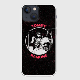 Чехол для iPhone 13 mini с принтом Tommy Ramone в Курске,  |  | alternative | music | punk | punkrock | ramones | ramons | rock | альтернатива | музыка | панк | панкрок | рамонс | рок