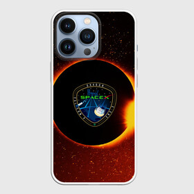 Чехол для iPhone 13 Pro с принтом SPACE X сингулярность в Курске,  |  | астрономия | галактика | горизонтсобытий | илонмаск | космос | марс | ракета | сингулярность | чёрнаядыра
