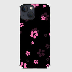 Чехол для iPhone 13 mini с принтом САКУРА ВИШНЯ  ЛЕПЕСТКИ в Курске,  |  | chery | flowers | japan | roses | sakura | вишня | растения | розы | ромашка | сакура | тюльпаны | цветы | цветы сакуры | япония