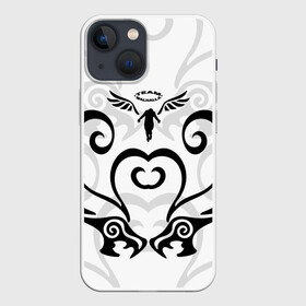 Чехол для iPhone 13 mini с принтом WALHALLA TEAM DRAKEN TATTOO в Курске,  |  | anime | draken | mikey | tokyorevengers | walhalla | аниме | вальгала | дракен | иероглифы | кэн | манга | мандзиро | микки | рюгудзи | сано | символы | токийские мстители