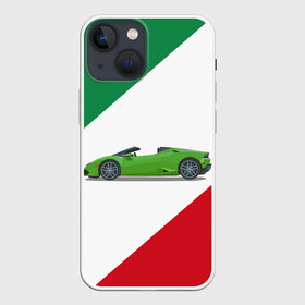 Чехол для iPhone 13 mini с принтом Lamborghini (Италия) в Курске,  |  | auto | car | cars | italia | italy | lamborghini | авто | автомобиль | италия | ламбо | ламборгини | машина | тачка