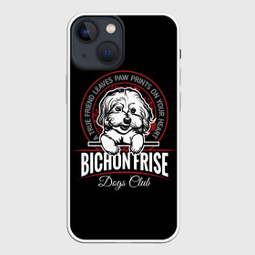 Чехол для iPhone 13 mini с принтом Бишон Фризе (Bichon Frize) в Курске,  |  | animal | bichon frize | bolognese | dog | french lapdog | lapdog | maltese | poodle | бишон фризе | болонка | болоньез | друг человека | живот | кинолог | кудрявая болонка | мальтезе | пёс | порода собак | пудель | собака