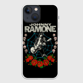 Чехол для iPhone 13 mini с принтом Джонни в деле в Курске,  |  | alternative | music | punk | punkrock | ramones | ramons | rock | альтернатива | музыка | панк | панкрок | рамонс | рок