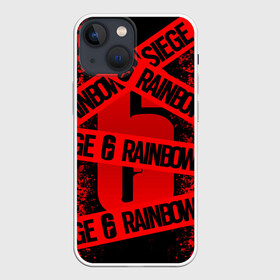 Чехол для iPhone 13 mini с принтом Rainbow Six Siege: Опасно для жизни. в Курске,  |  | 6 | outbreak | rainbow | rainbow six siege | six | tom clancys | радуга осада | том клэнси