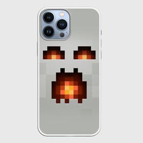Чехол для iPhone 13 Pro Max с принтом МАЙНКРАФТ, ГАСТ ОГНЕННЫЙ в Курске,  |  | Тематика изображения на принте: block | creeper | cube | minecraft | pixel | tnt | блок | гаст | геометрия | крафт | крипер | кубики | майнкрафт | пиксели | тнт