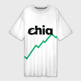 Платье-футболка 3D с принтом Криптовалюта Чиа в Курске,  |  | 2021 | 2022 | bitcoin | btc | chia | chia network | dogecoin | ethereum | ssd | xch | биткоин | в топе | в тренде | жёсткие диски | крипта | криптовалюта | майнинг | чиа