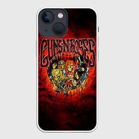 Чехол для iPhone 13 mini с принтом Zombie GNR в Курске,  |  | alternative | guns n roses | metall | music | rock | альтернатива | ганс энд росес | металл | музыка | пушки и розы | рок