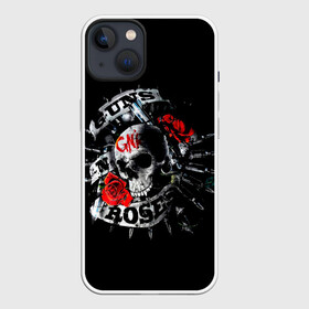 Чехол для iPhone 13 с принтом Ганз энд роузес в Курске,  |  | alternative | guns n roses | metall | music | rock | альтернатива | ганс энд росес | металл | музыка | пушки и розы | рок