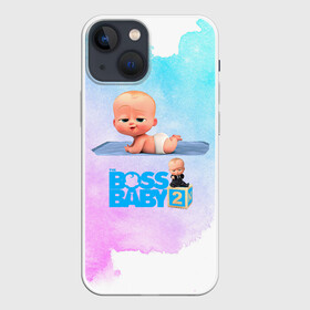 Чехол для iPhone 13 mini с принтом Маленький босс молокосос в Курске,  |  | baby | boss | boss baby | босс | босс молокосос | маленький босс | малыш | мальчик | молокосос | ребенок