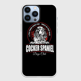 Чехол для iPhone 13 Pro Max с принтом Кокер Спаниель (Cocker Spaniel) в Курске,  |  | 