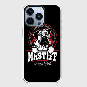 Чехол для iPhone 13 Pro с принтом Мастиф (Mastiff) в Курске,  |  | Тематика изображения на принте: animal | cane corso | dog | fighting dog | mastiff | бойцовская собака | год собаки | дог | друг человека | животное | зверь | кане корсо | кинолог | мастиф | пёс | порода собак | собака мастиф | собаковод | четвероногий