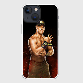 Чехол для iPhone 13 mini с принтом Cena Jr в Курске,  |  | Тематика изображения на принте: bodybuilding | boxer | cena | hip hop | john cena | rep | rise above hate | superstar | wrestling | wwe | актер | бодибилдер | вве | ввф | джон сина | нво | поднимись над ненавистью | рестлер | рэп | сина | тяжеловес | хип хоп