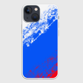 Чехол для iPhone 13 mini с принтом Флаг РФ триколор в Курске,  |  | бело сине красный | белосинекрасный | россия | рф | триколор | флаг
