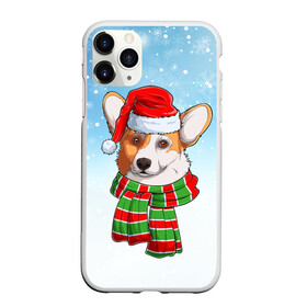 Чехол для iPhone 11 Pro Max матовый с принтом Новогодний Корги   New Years Corgi в Курске, Силикон |  | christmas | corgi | dog | santa | дед мороз | елка | зима | корги | новый год | рождество | санта | снег | снегурочка | снежинка | собака | собачка | щенок