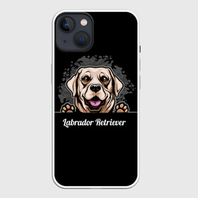 Чехол для iPhone 13 с принтом Лабрадор Ретривер (Labrador Retriever) в Курске,  |  | animal | dog | hunting dog | labrador | labrador retriever | год собаки | друг человека | животное | зверь | кинолог | лабрадор | лабрадор ретривер | охотничья собака | пес | порода собак | ретривер | собака лабрадор