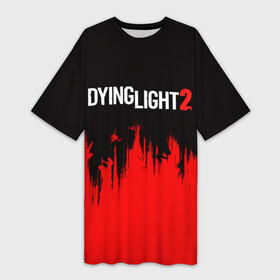 Платье-футболка 3D с принтом DYING LIGHT RED ALERT ZOMBIE в Курске,  |  | apocalypsis | dying light | dying light 2 | dying light the following | haran | horror | kyle craig | monsters | survivor | zombie | апокалипсис | выживалка | даинг лайт | зомби | кайл крейн | монстры | харан