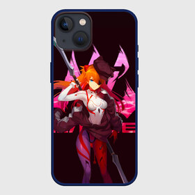 Чехол для iPhone 13 с принтом Вооруженная Аска Ленгли с мечом в Курске,  |  | anime | evangelion | girl | nerv | аниме | аска | аска ленгли сорью | аска лэнгли сорью | асочка | вайфу | девушка | ева | евангелион | ленгли | нерв | тян