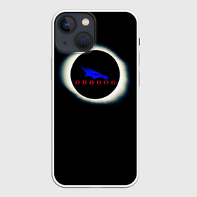 Чехол для iPhone 13 mini с принтом SPACEX DRAGON в Курске,  |  | dragon | falcon | spacex | илонмаск | колонизация | космос | ракета | чёрная дыра