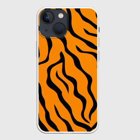 Чехол для iPhone 13 mini с принтом ТИГРИННЫЕ ПОЛОСЫ в Курске,  |  | 2022 | в топе | в тренде | полосы | принт тигр | символ года | тигр