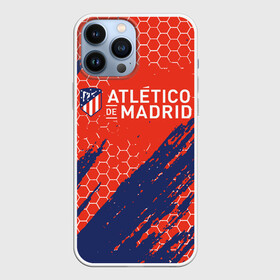 Чехол для iPhone 13 Pro Max с принтом Atletico Madrid: Football Club. в Курске,  |  | atletico madrid | fc | football | football club | sport | атлетико мадрид | мадрид | спорт | спортивные | униформа | фирменные цвета | фк | футбол | футбольный клуб