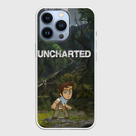 Чехол для iPhone 13 Pro с принтом Uncharted | На картах не значится в Курске,  |  | drakes fortune святилище | nathan drake uncharted | uncharted джунгли | анчартед дрейк | натан дрейк | натан дрейк в джунглях | охотник за сокровищами дрейк