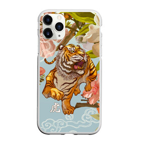Чехол для iPhone 11 Pro матовый с принтом Китайский тигр | Символ 2022 года в Курске, Силикон |  | 2022 | 2022 тигр | восточный тигр | восточный узор | иероглиф тигра | китай | китайский пейзаж | китайский тигр | новый год | тигр | тигр 2022 | тигр китайский