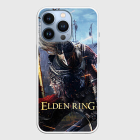 Чехол для iPhone 13 Pro с принтом Elden Ring (игра) в Курске,  |  | Тематика изображения на принте: action rpg | elden ring | lands between | souls | tarnished | великие руны | джордж мартин | древнее кольцо | игра | миядзаки | потускневший | фэнтези