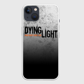 Чехол для iPhone 13 с принтом DYING LIGHT ТРЕЩИНЫ | GOOD NIGHT AND GOOD LUCK в Курске,  |  | Тематика изображения на принте: apocalypsis | dying light | dying light 2 | dying light the following | haran | horror | kyle craig | monsters | survivor | zombie | апокалипсис | выживалка | даинг лайт | зомби | кайл крейн | монстры | харан