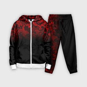 Детский костюм 3D с принтом BLACK RED CAMO | RED MILLITARY в Курске,  |  | abstract | camo | camouflage | geometry | geometry stripes | military | texture | абстракция | геометрические полосы | геометрия | камо | камуфляж | милитари | текстура