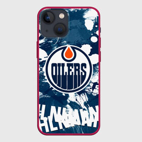 Чехол для iPhone 13 mini с принтом Эдмонтон Ойлерз | Edmonton Oilers в Курске,  |  | edmonton | edmonton oilers | hockey | nhl | oilers | usa | нхл | ойлерз | спорт | сша | хоккей | шайба | эдмонтон | эдмонтон ойлерз